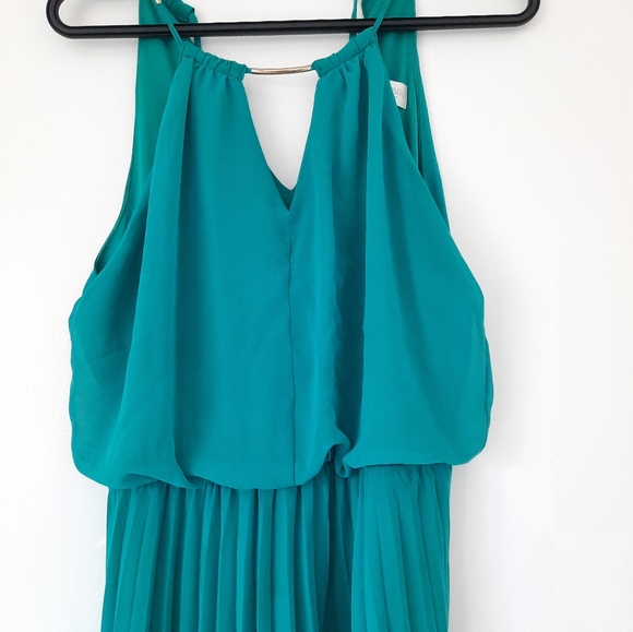 Turquoise dress size 4 - Picture 2 of 3